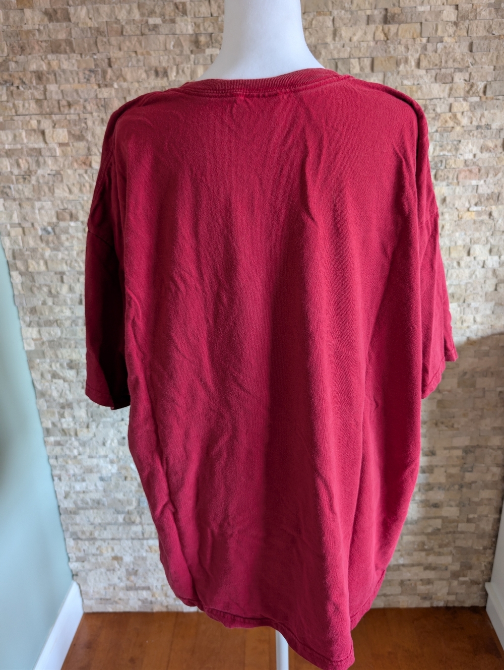 90s Vintage Temple University Owls Football 100% Cotton Tee Shirt 2XL Collegiate image 5